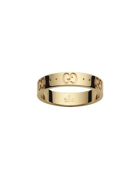 Gucci anello Donna Icon in oro giallo 18 carati YBC073230001